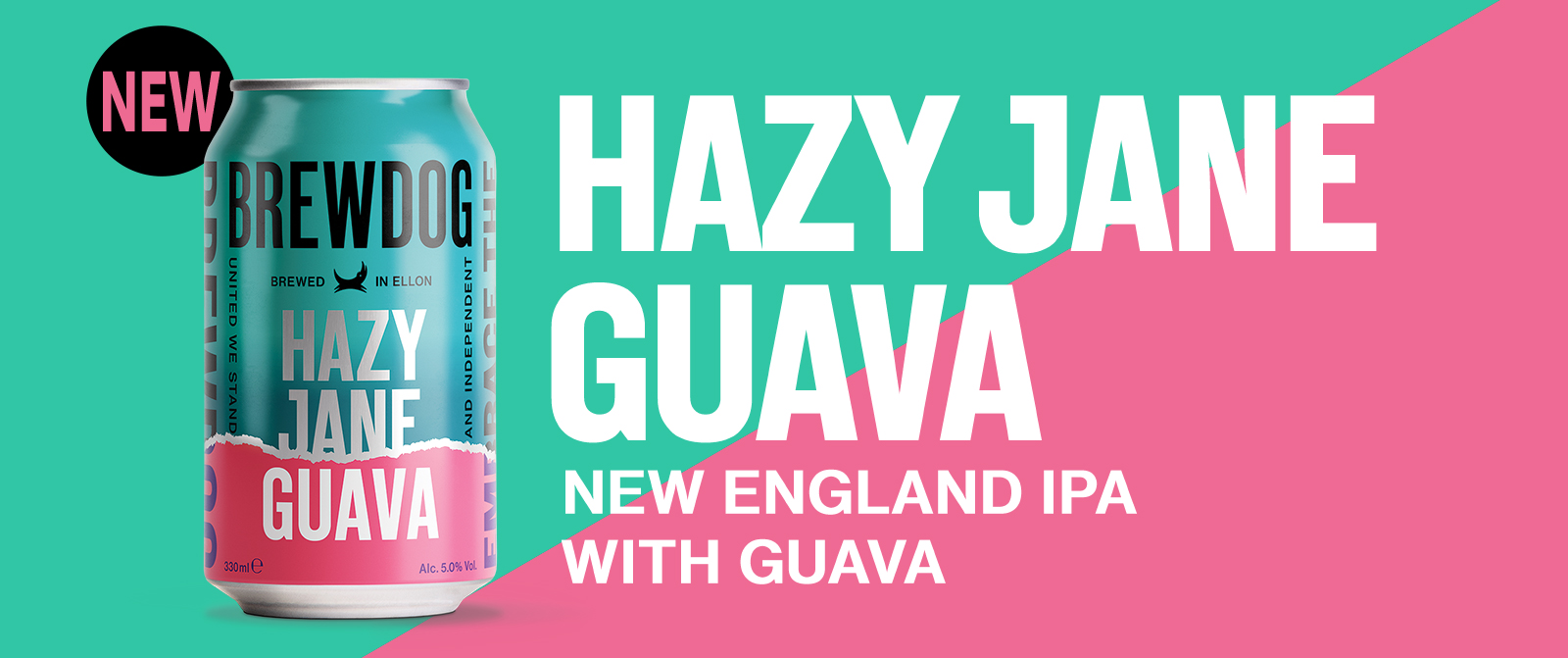 HAZY JANE GUAVA NEW ENGLAND IPA WITH GUAVA