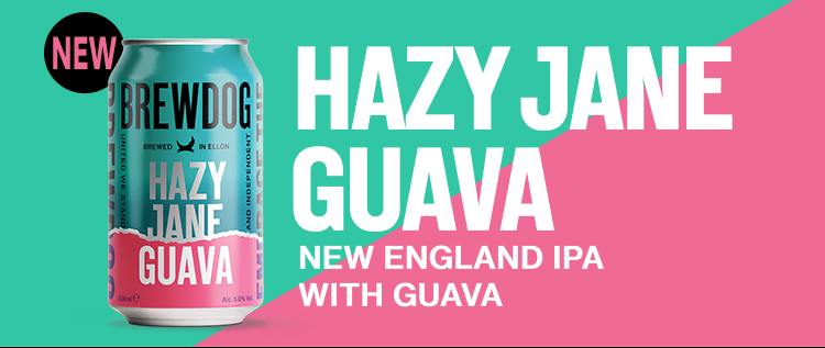 HAZY JANE GUAVA NEW ENGLAND IPA WITH GUAVA